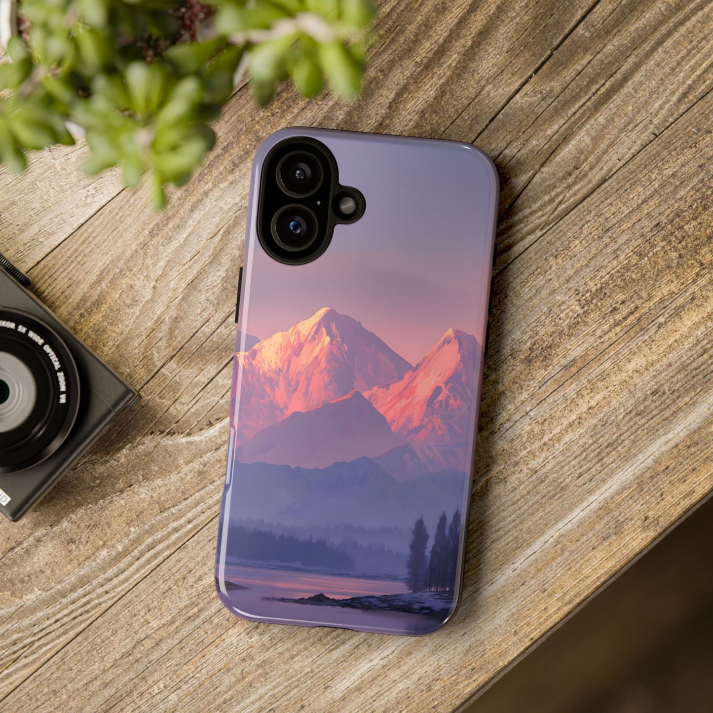 Crimson Peaks – Tough Glossy iPhone Case