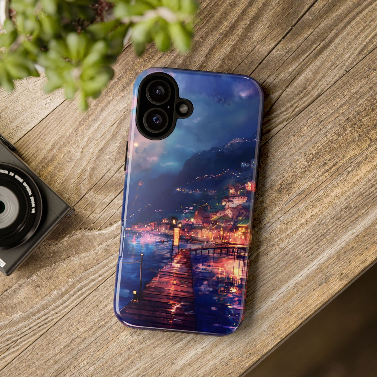 Twilight Harbor – Tough Glossy iPhone Case