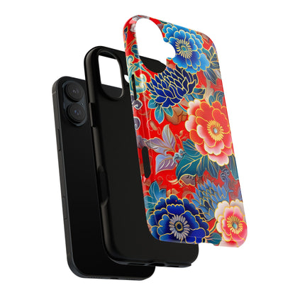 Oriental Blossom – Tough Glossy iPhone Case