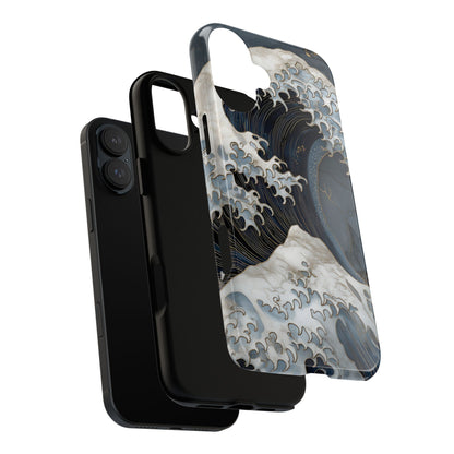 Golden Wave – Tough Glossy iPhone Case