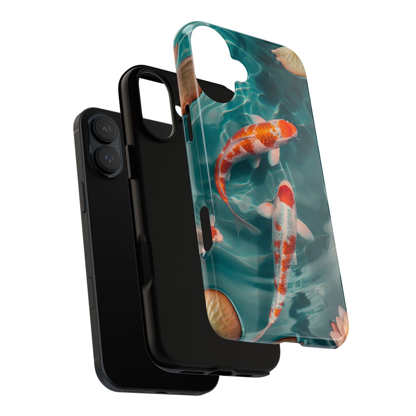 Tranquil Koi Pond – Tough Glossy iPhone Case