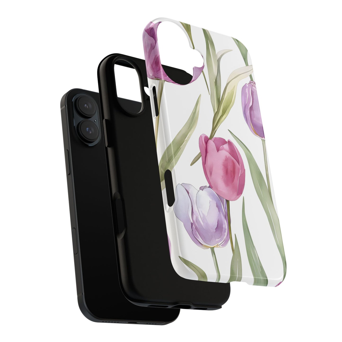 Tulip Serenade – Tough Glossy iPhone Case