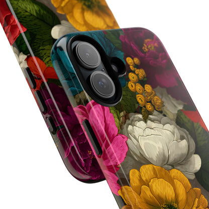 Midnight Bloom – Tough Glossy iPhone Case