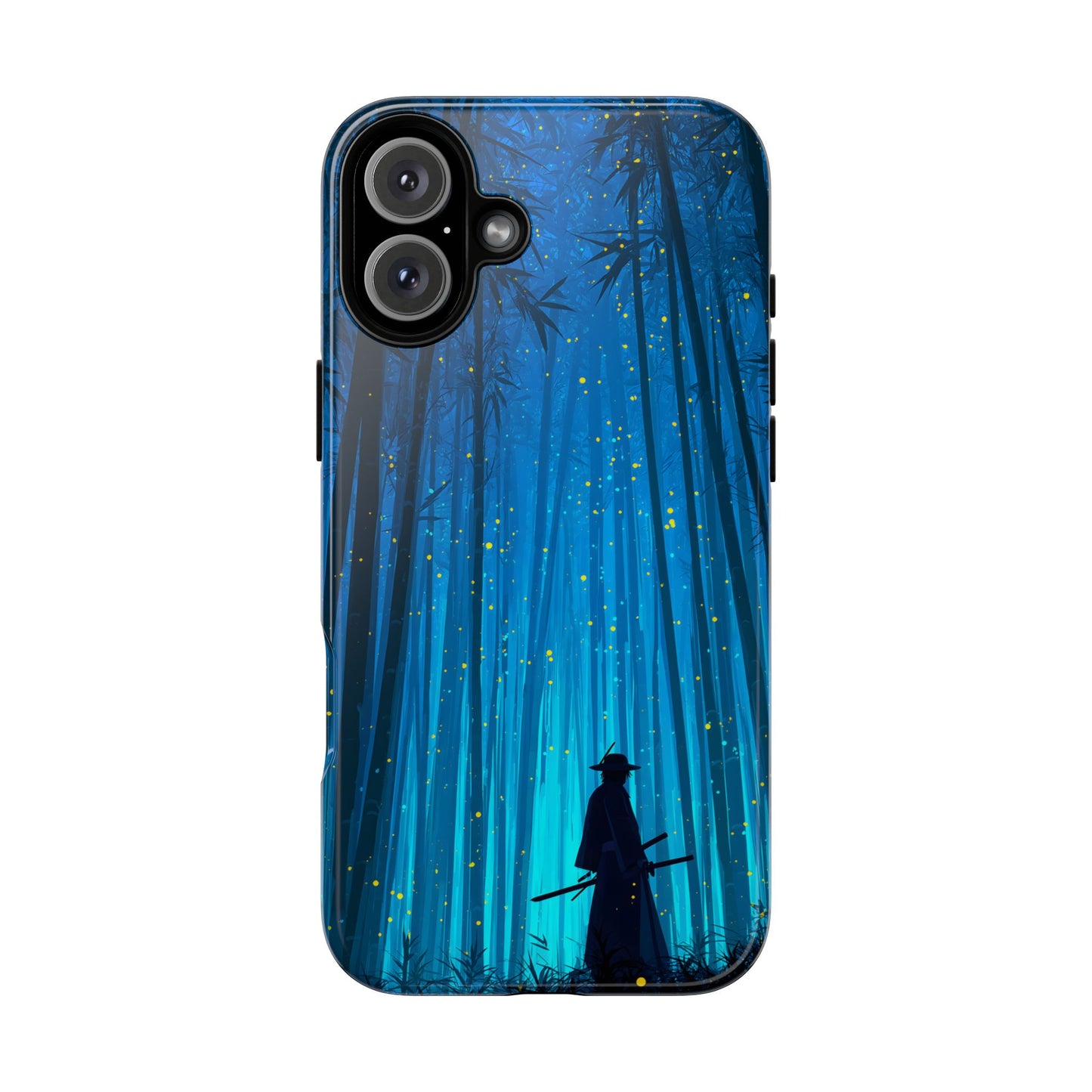 Shadowed Bamboo Sentinel – Tough Glossy iPhone Case