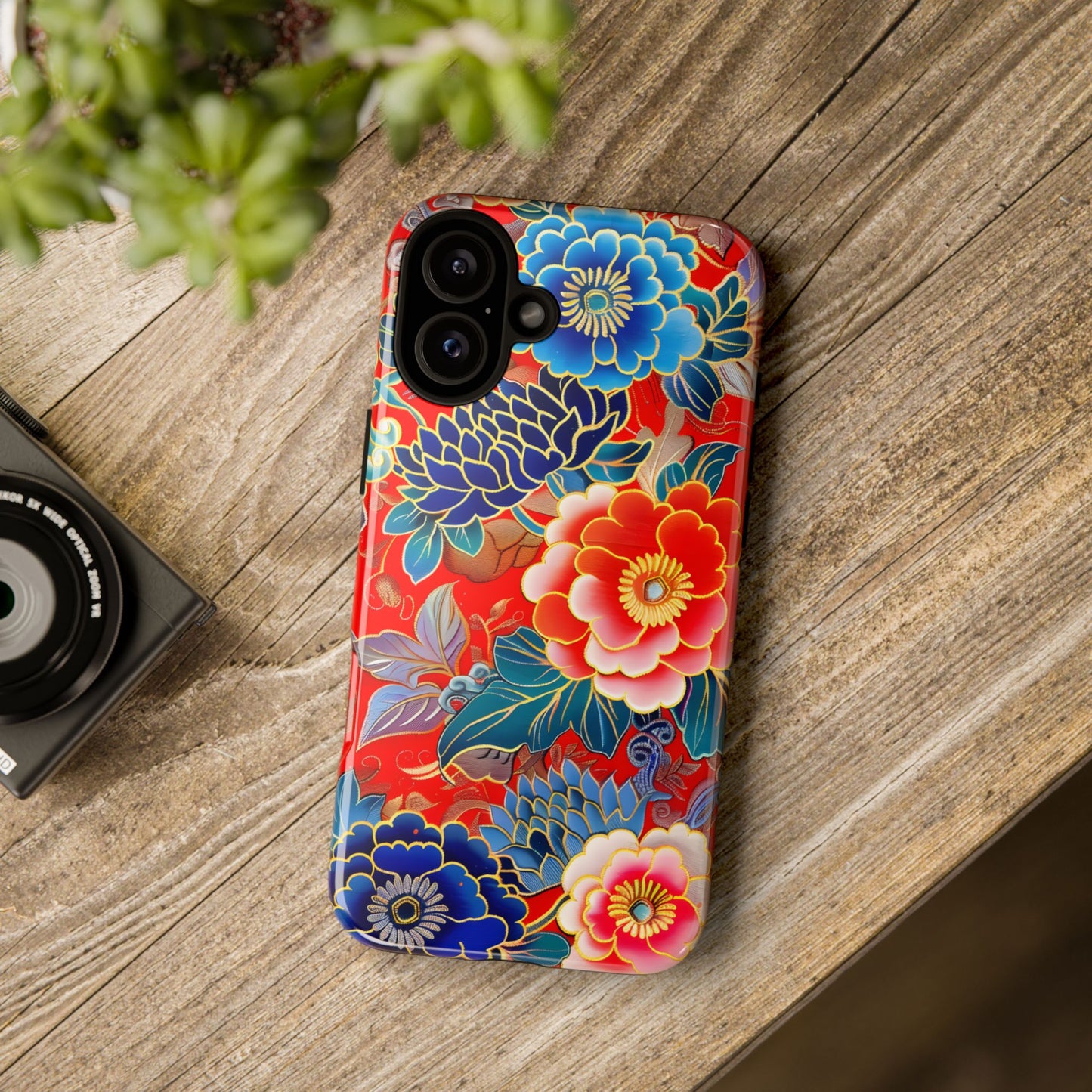 Oriental Blossom – Tough Glossy iPhone Case