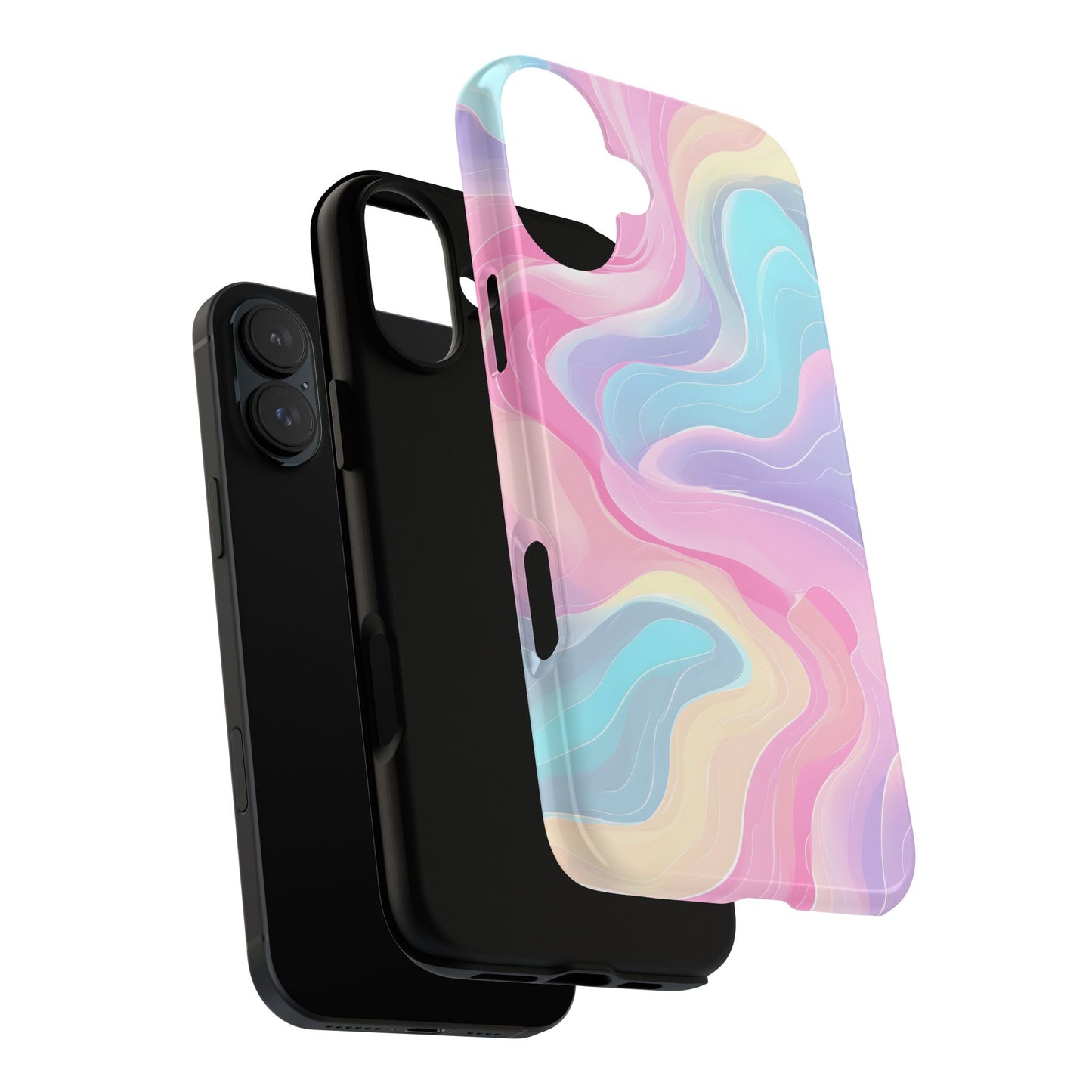 Pastel Mirage – Tough Glossy iPhone Case