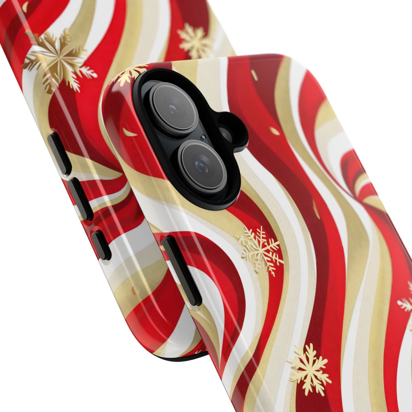 Peppermint Waves – Tough Glossy iPhone Case