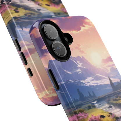 Alpine Dawn – Tough Glossy iPhone Case
