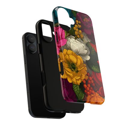 Midnight Bloom – Tough Glossy iPhone Case