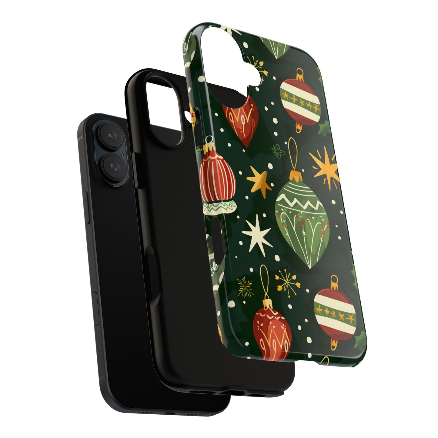 Evergreen Ornament Magic – Tough Glossy iPhone Case