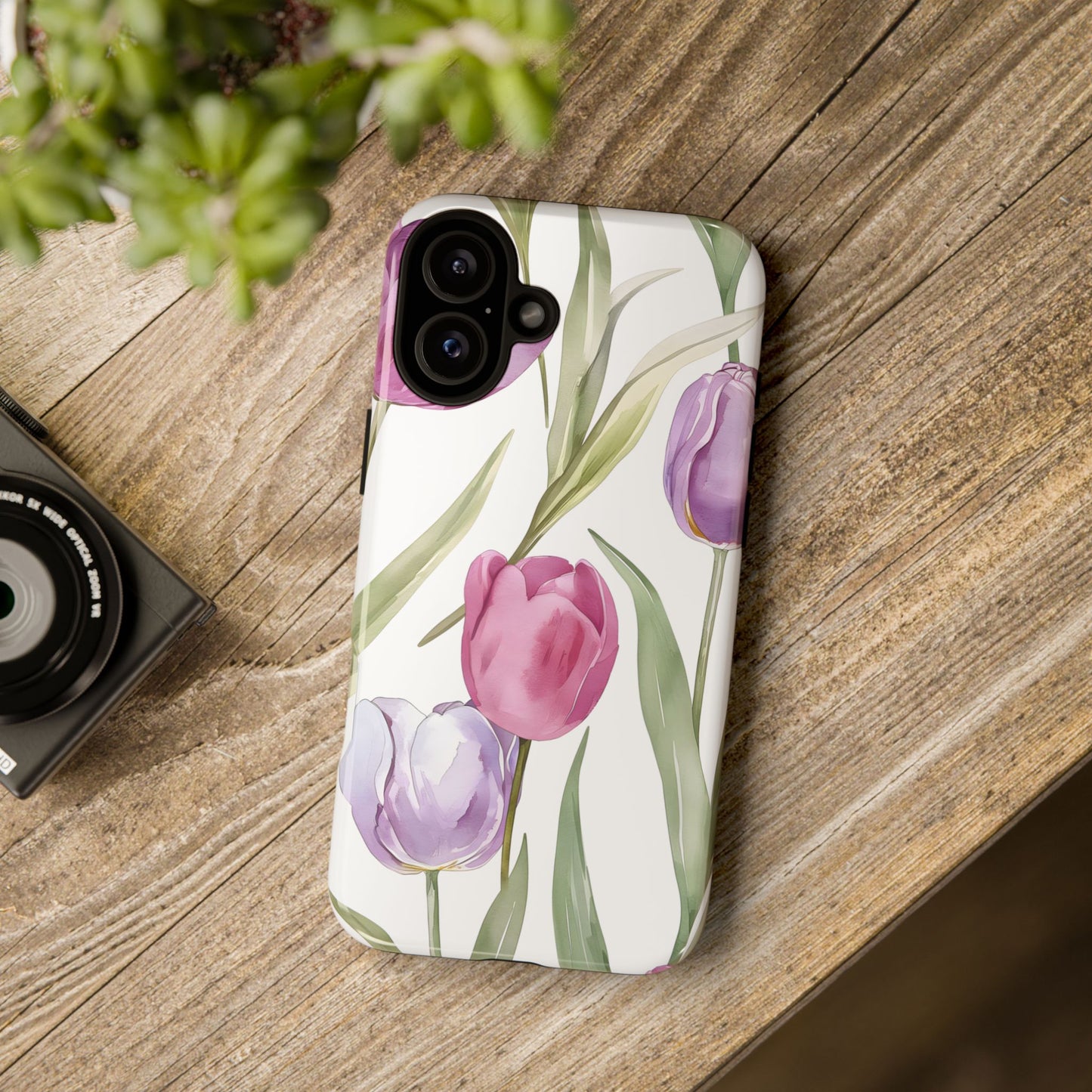 Tulip Serenade – Tough Glossy iPhone Case