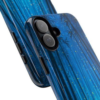 Shadowed Bamboo Sentinel – Tough Glossy iPhone Case