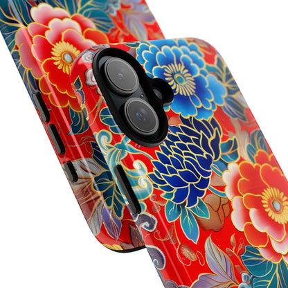 Oriental Blossom – Tough Glossy iPhone Case