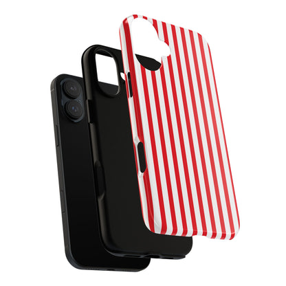 Candy Cane Stripes – Tough Glossy iPhone Case