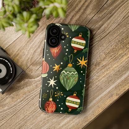Evergreen Ornament Magic – Tough Glossy iPhone Case