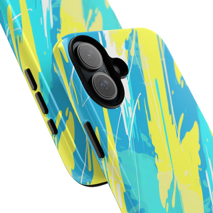 Neon Surge – Tough Glossy iPhone Case