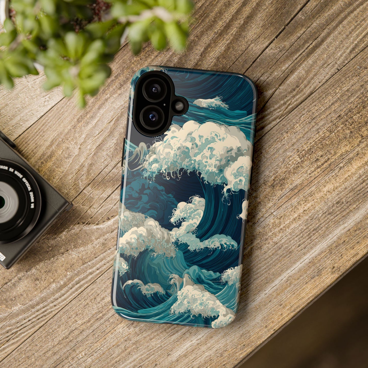 Eternal Waves – Tough Glossy iPhone Case
