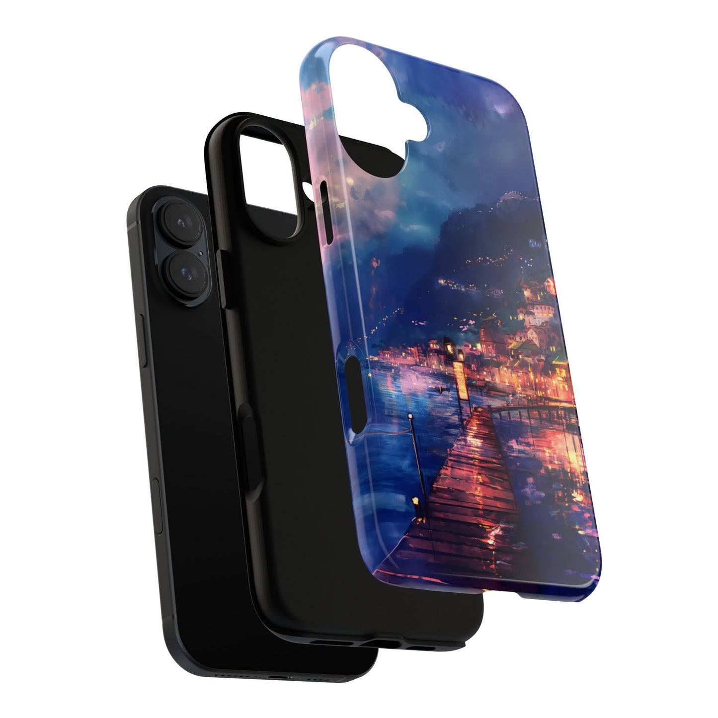 Twilight Harbor – Tough Glossy iPhone Case