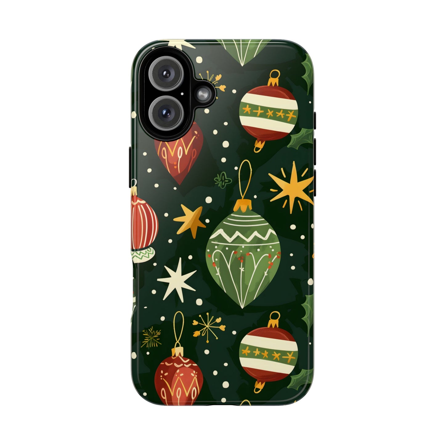 Evergreen Ornament Magic – Tough Glossy iPhone Case