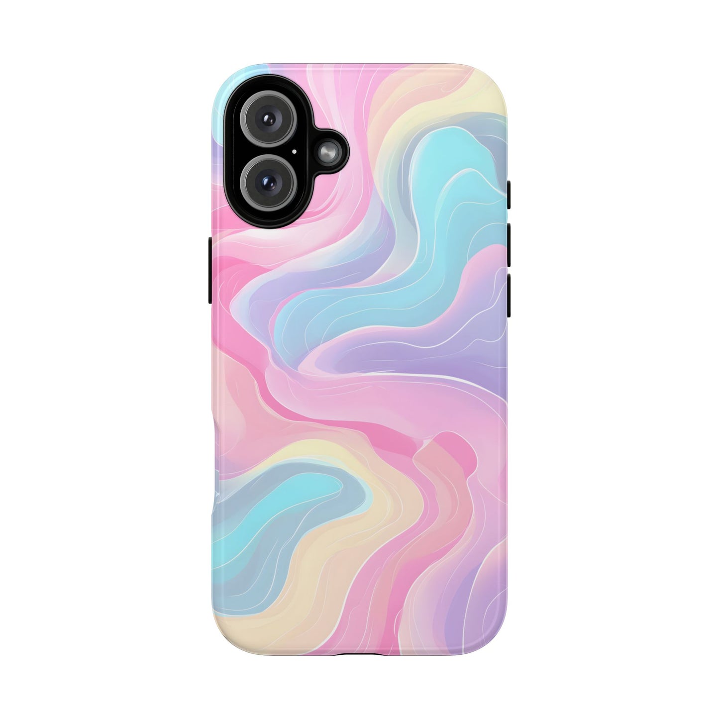 Pastel Mirage – Tough Glossy iPhone Case