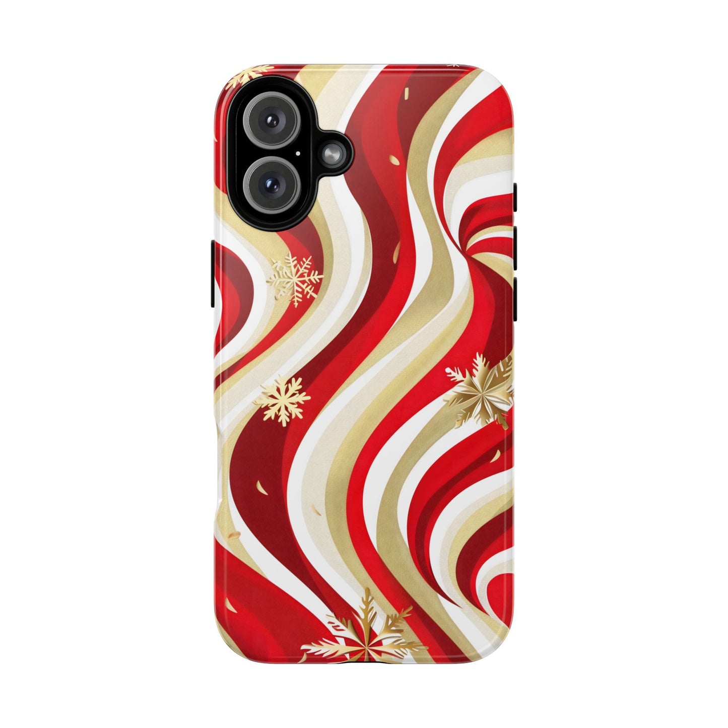 Peppermint Waves – Tough Glossy iPhone Case