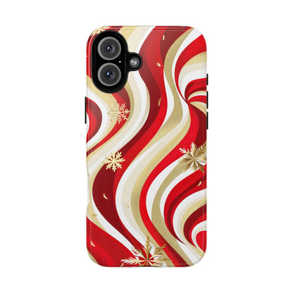 Peppermint Waves – Tough Glossy iPhone Case