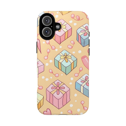 Pastel Gift Delight – Tough Glossy iPhone Case