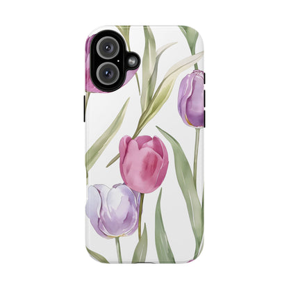 Tulip Serenade – Tough Glossy iPhone Case