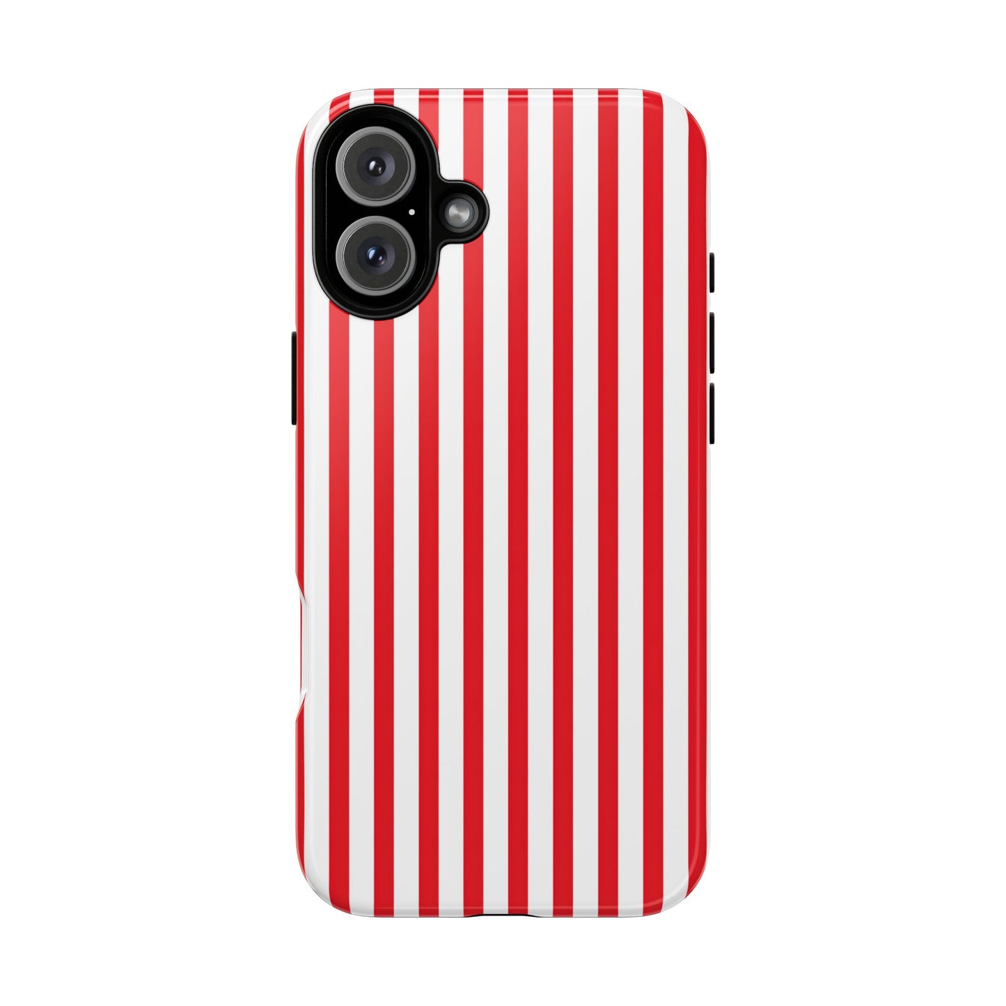 Candy Cane Stripes – Tough Glossy iPhone Case