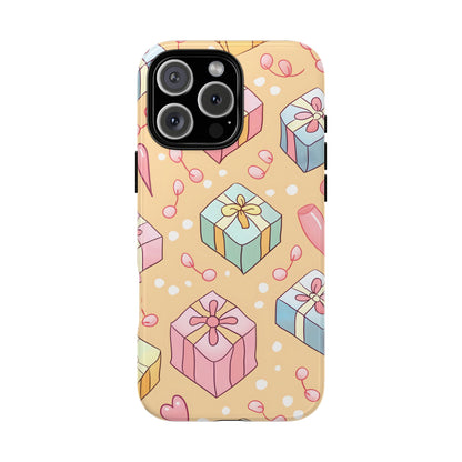 Pastel Gift Delight – Tough Glossy iPhone Case