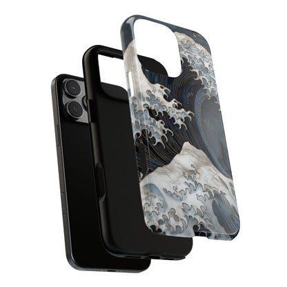 Golden Wave – Tough Glossy iPhone Case