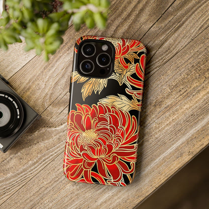Ember Petals – Tough Glossy iPhone Case