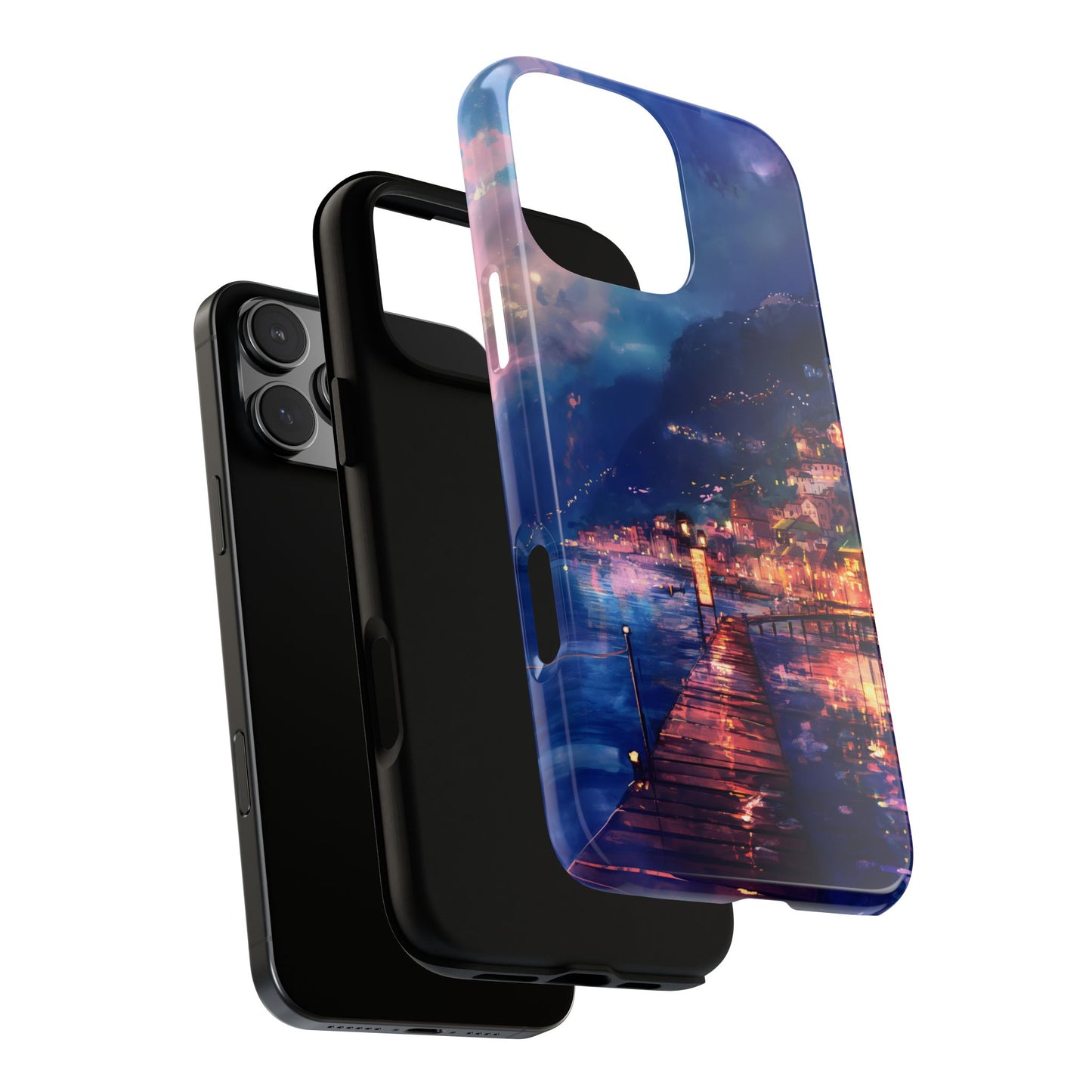 Twilight Harbor – Tough Glossy iPhone Case