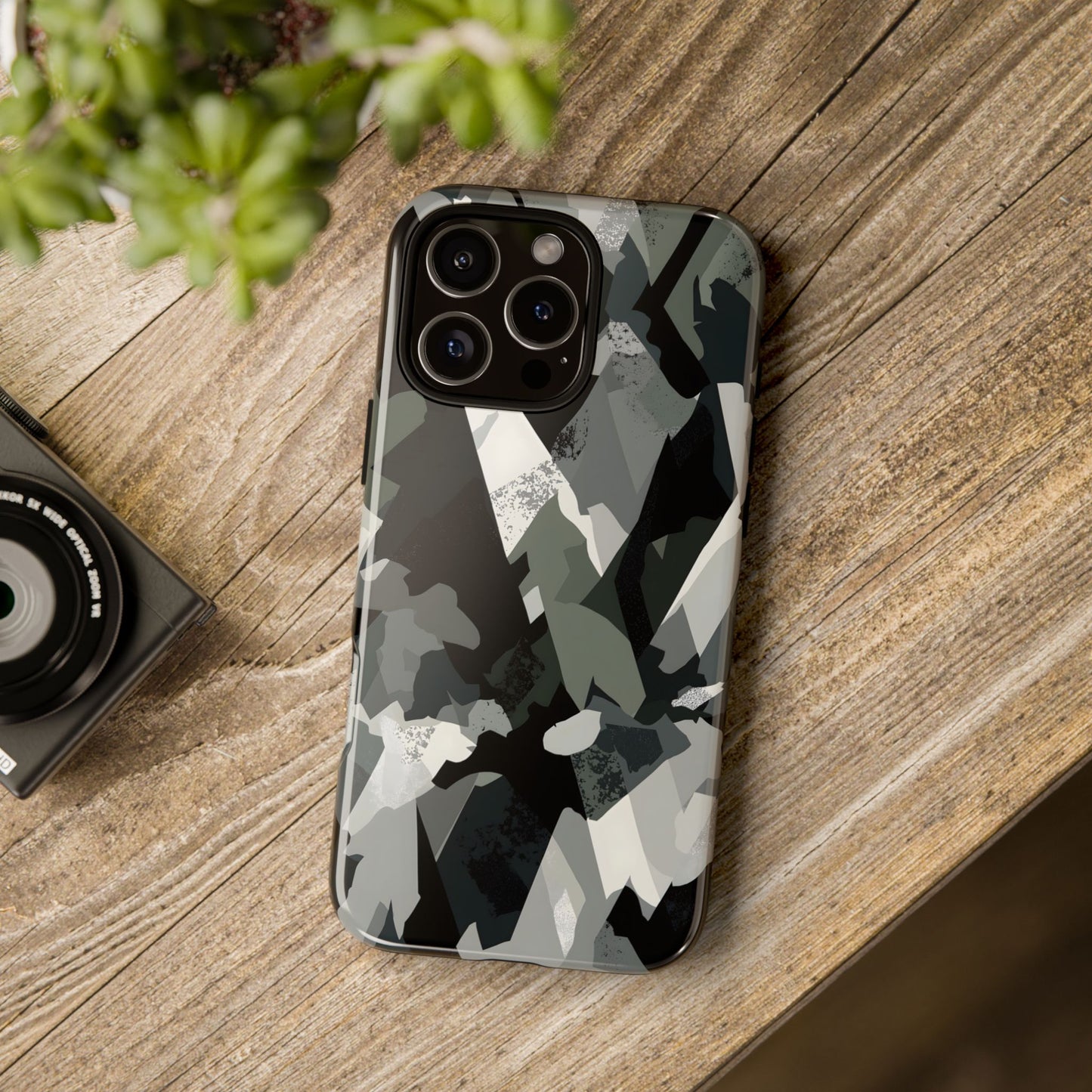 Urban Camo – Tough Glossy iPhone Case