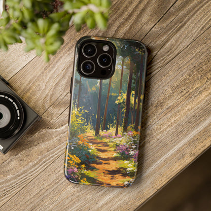 Enchanted Forest Path – Tough Glossy iPhone Case