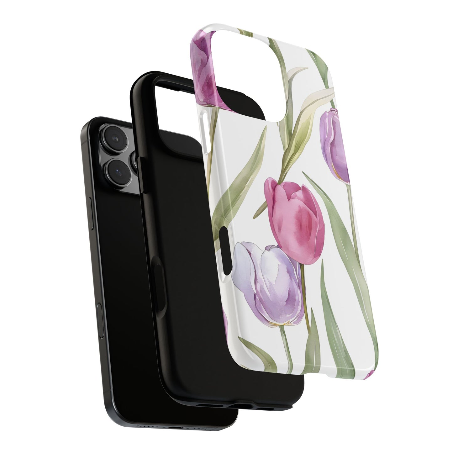 Tulip Serenade – Tough Glossy iPhone Case