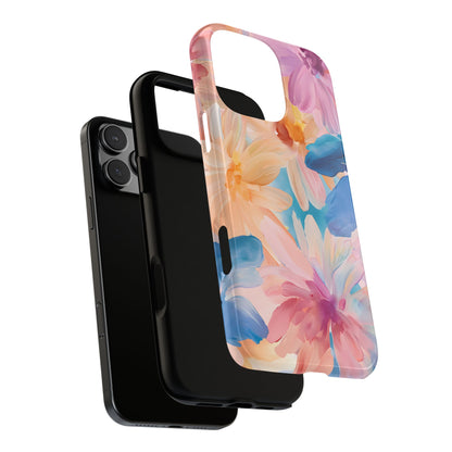 Radiant Bloom – Tough Glossy iPhone Case