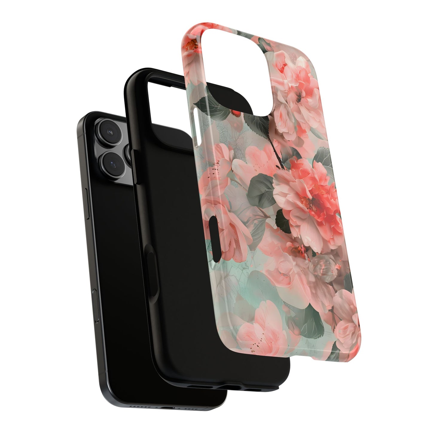 Sakura Drift – Tough Glossy iPhone Case