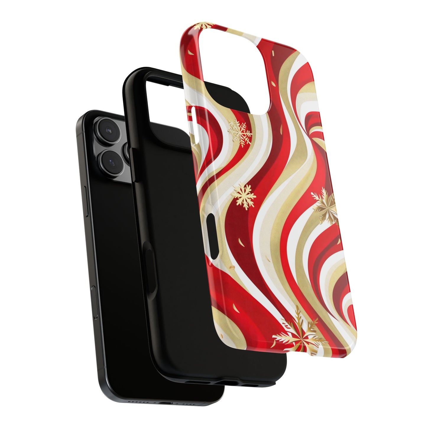 Peppermint Waves – Tough Glossy iPhone Case