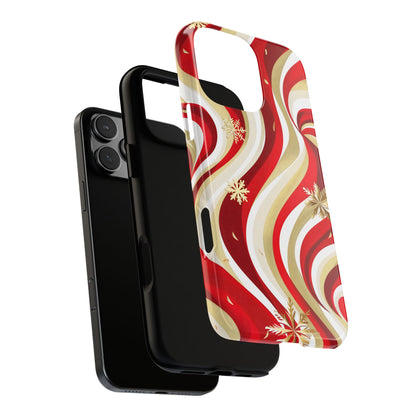 Peppermint Waves – Tough Glossy iPhone Case