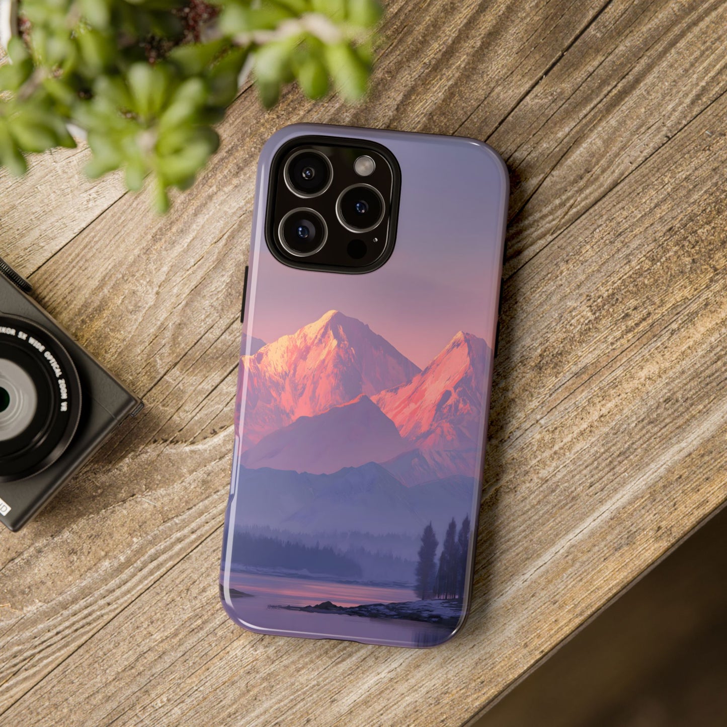 Crimson Peaks – Tough Glossy iPhone Case