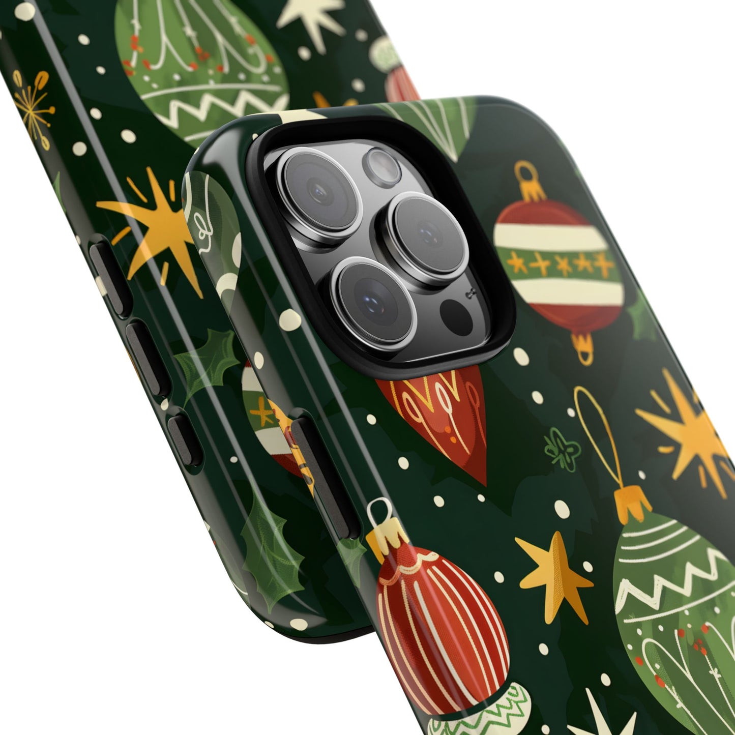 Evergreen Ornament Magic – Tough Glossy iPhone Case