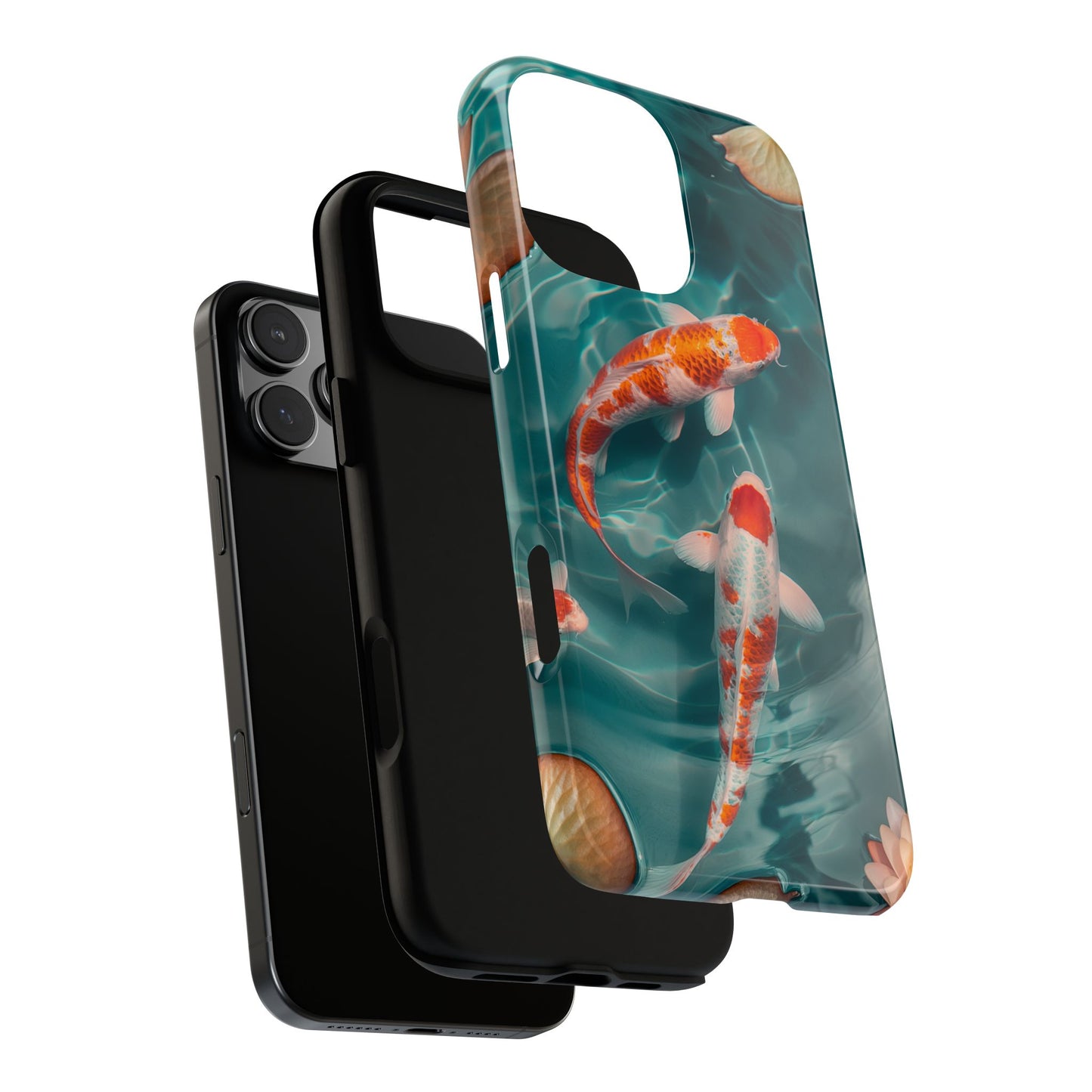 Tranquil Koi Pond – Tough Glossy iPhone Case