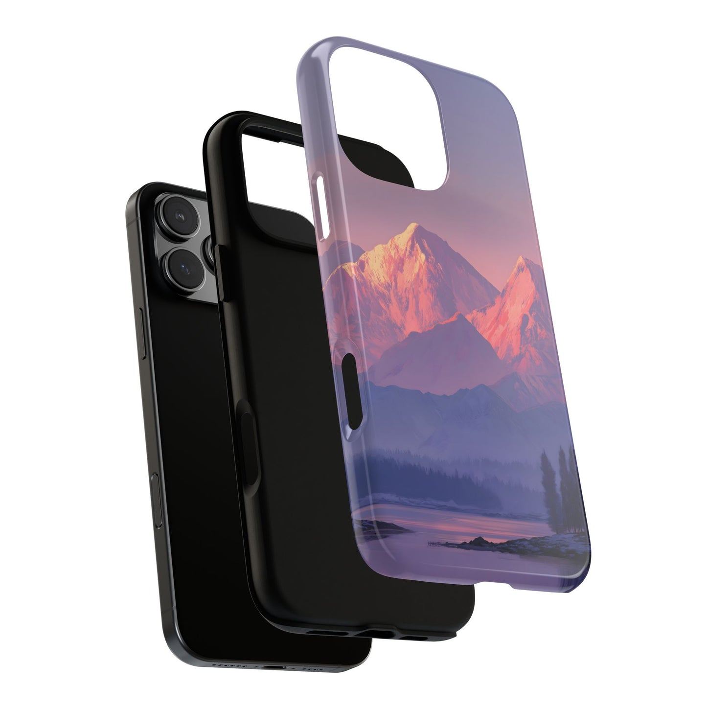 Crimson Peaks – Tough Glossy iPhone Case