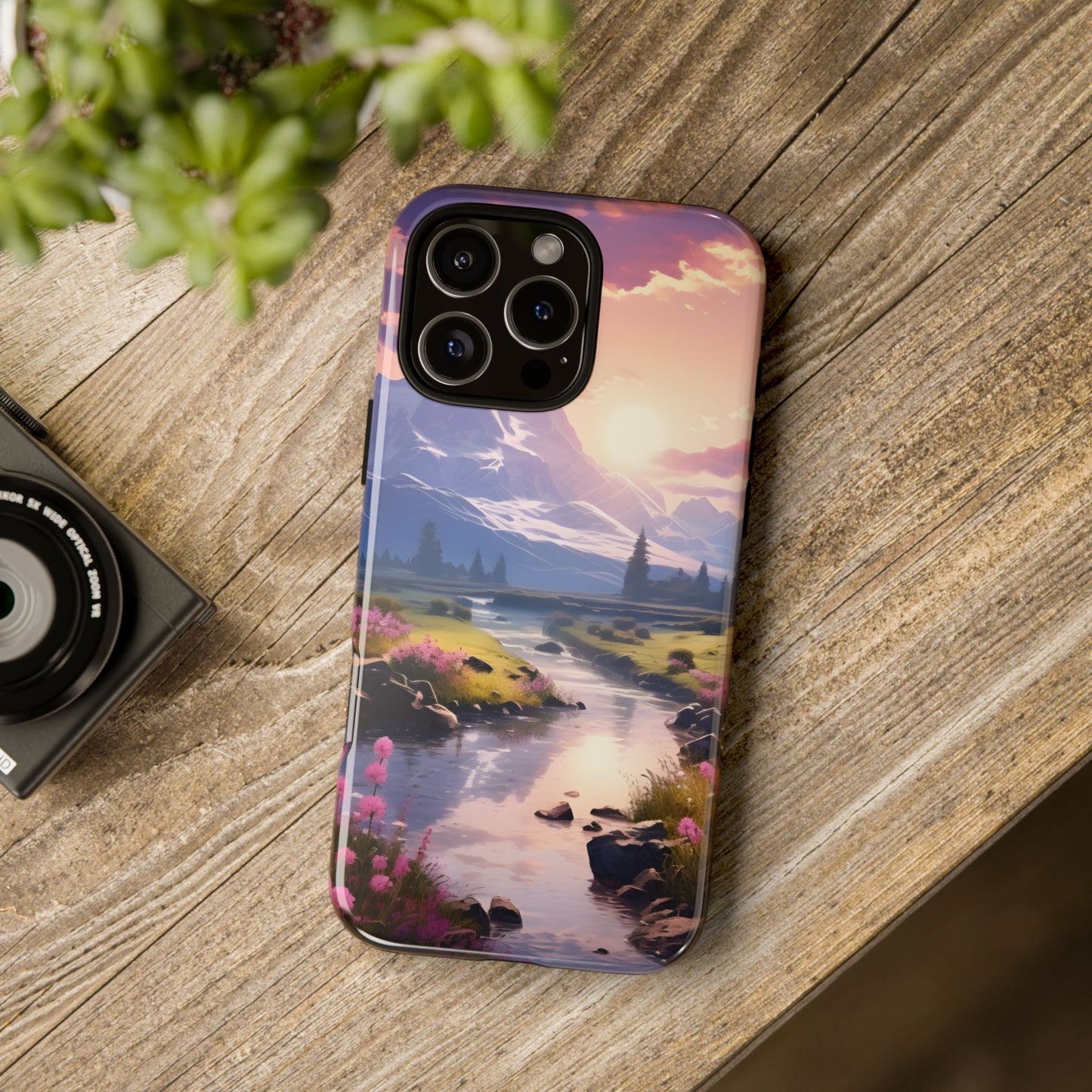 Alpine Dawn – Tough Glossy iPhone Case