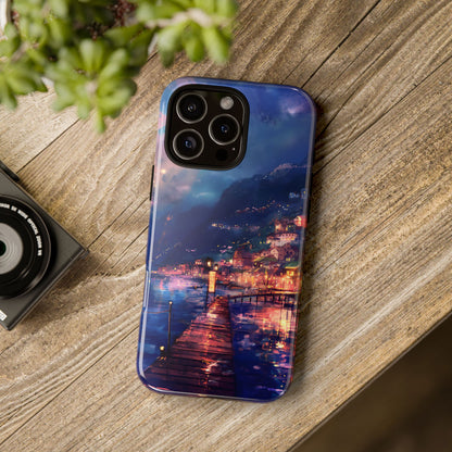 Twilight Harbor – Tough Glossy iPhone Case
