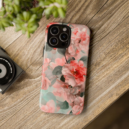 Sakura Drift – Tough Glossy iPhone Case