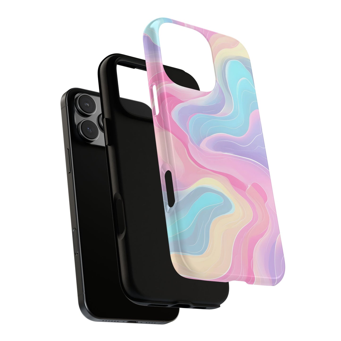 Pastel Mirage – Tough Glossy iPhone Case