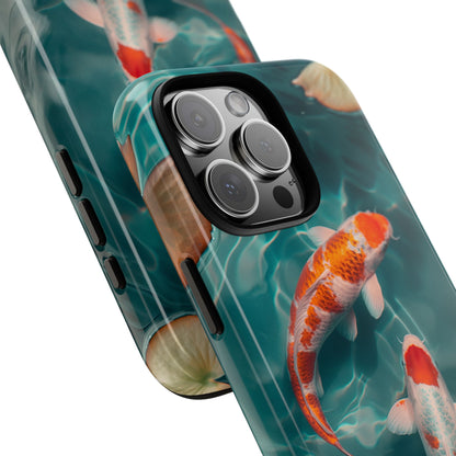 Tranquil Koi Pond – Tough Glossy iPhone Case