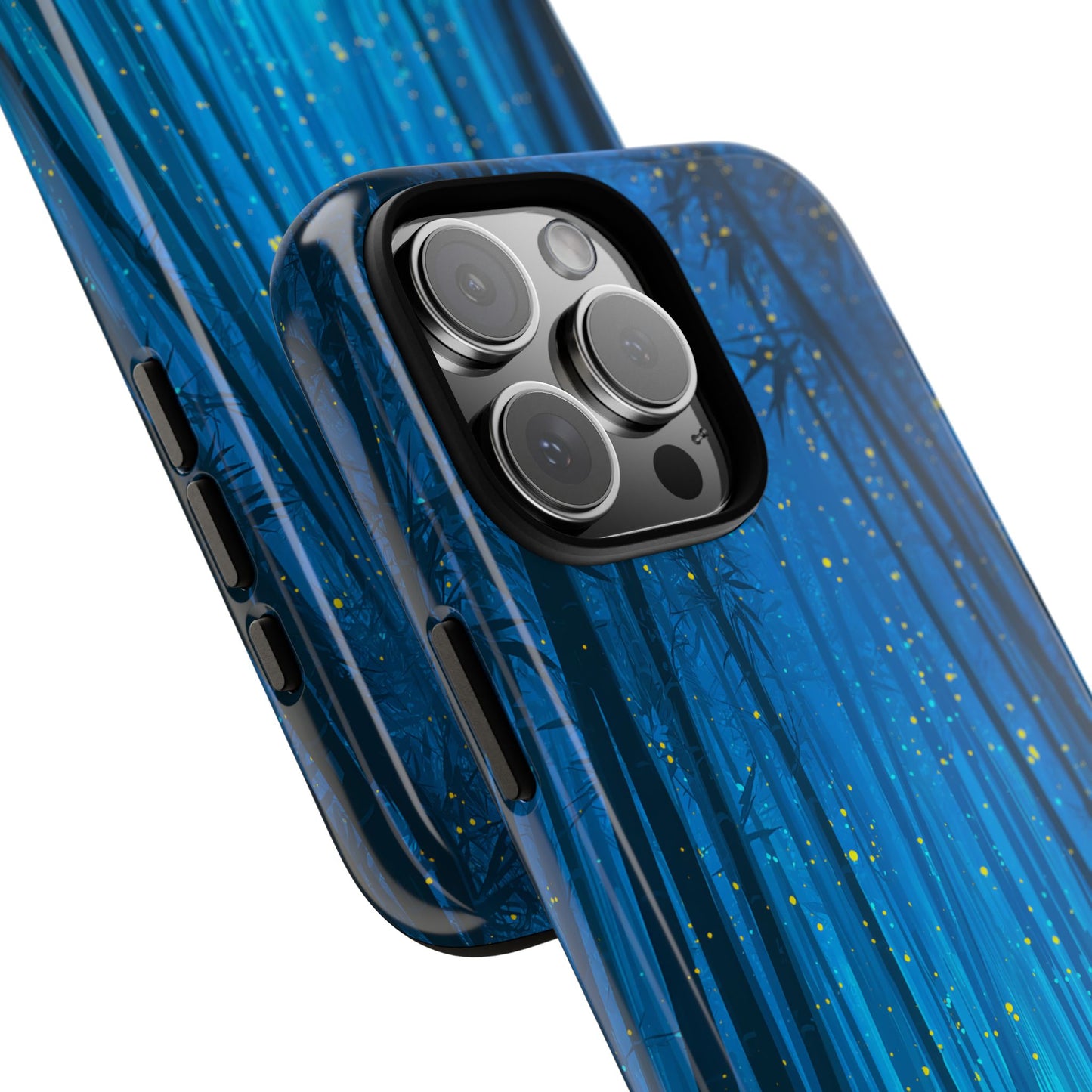 Shadowed Bamboo Sentinel – Tough Glossy iPhone Case